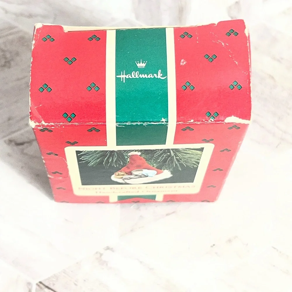 Vintage 1987 Hallmark Keepsake Night Before Christmas Mouse Ornament - Picture 3 of 11